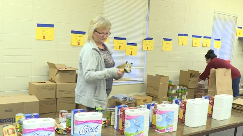 Secret Santa Donates Three Semis Of Food To Middlebury Food Pantry