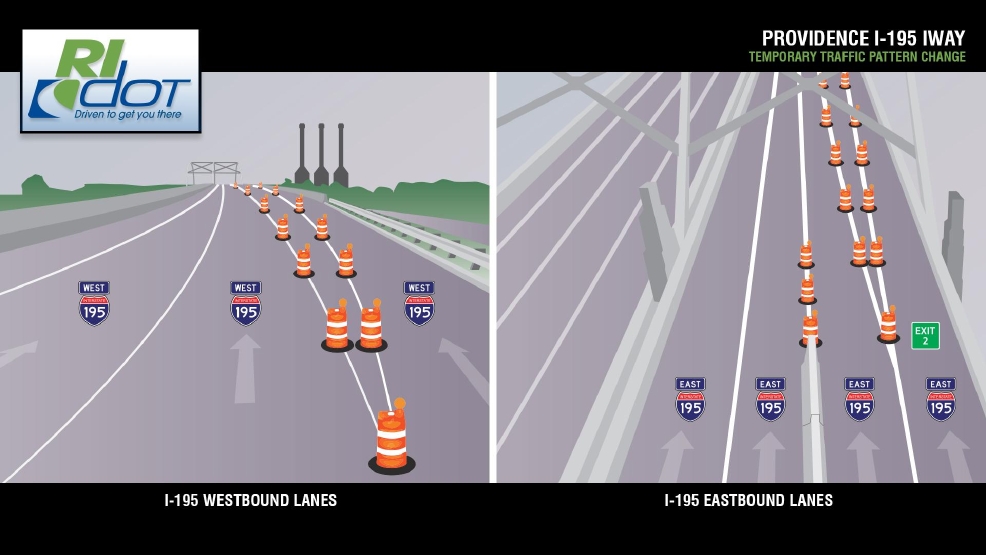 Drivers face new traffic pattern on Iway WJAR