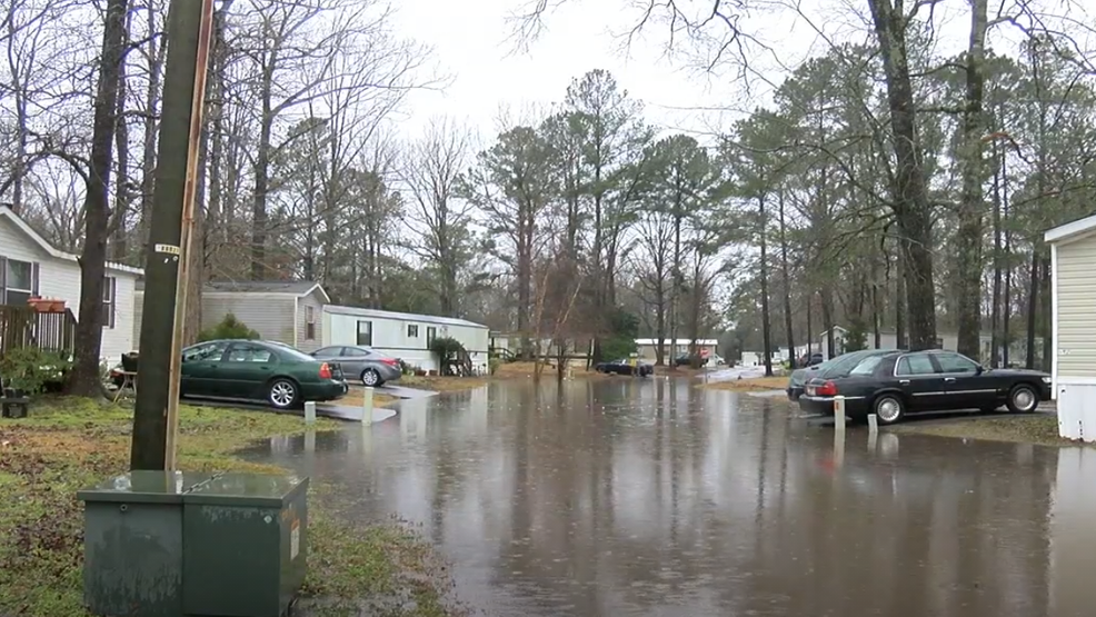 Mobile home park residents concerned as flooding continues WCTI