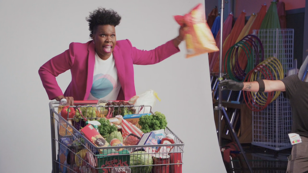 Comedian Leslie Jones Hosts "Supermarket Sweep" KATU