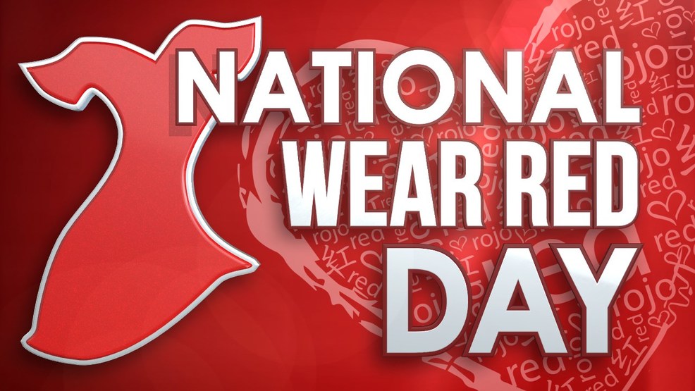 Friday, Feb. 2, is National Wear Red Day to raise awareness of heart