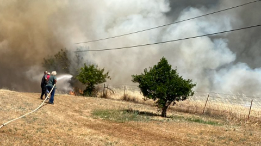 Fire contained in Oroville after burning three acres and a travel