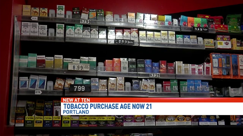 Portland raises legal age to buy tobacco WGME