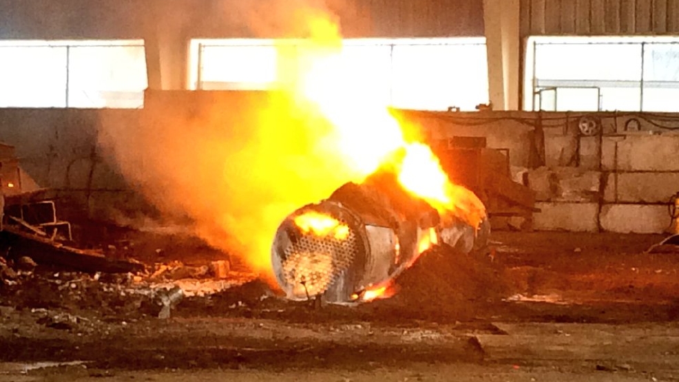 Crews on scene of fire at Portland scrap metal facility KATU