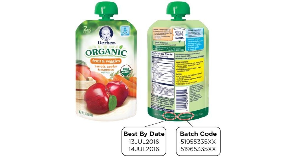 Baby Food Pouch Recall Baby Food Pouch Recall