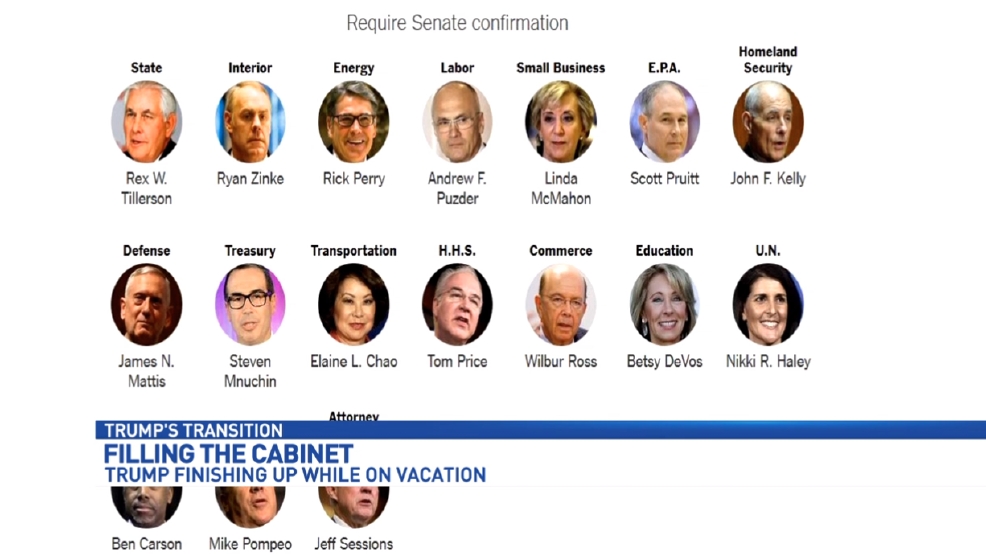 Donald Trump Making Final Selections For His Cabinet | WPEC