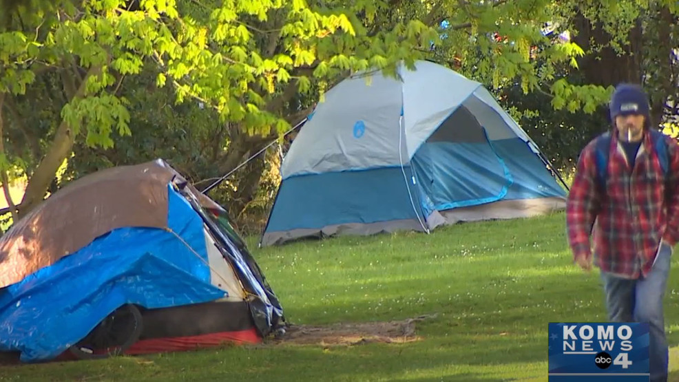 Parents worry as homeless camp keeps growing behind Seattle school 210426_komo_school_homeless_camp_05.jpg