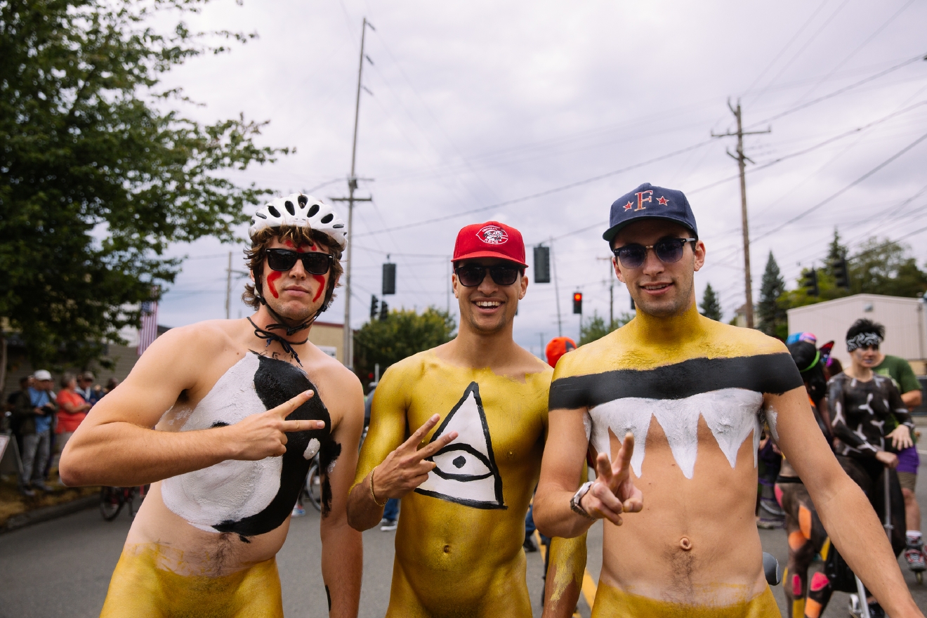 Photos Naked bike riders kick off quirky Fremont Solstice Parade KATU