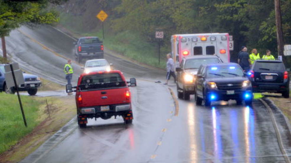 Crews on scene of fatal motorcycle vs. car crash in Wilton WGME