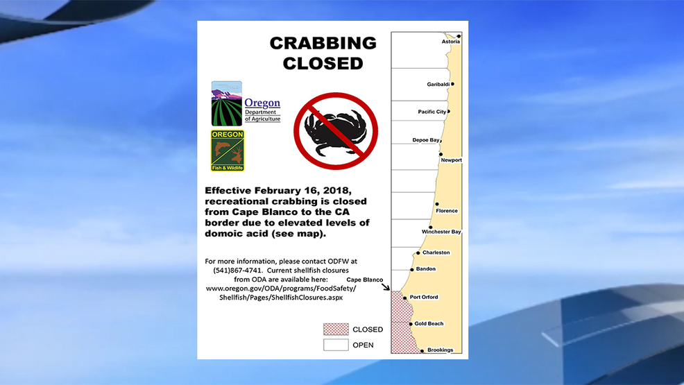 Crabbing season closed along S. Oregon Coast to N. California border KTVL