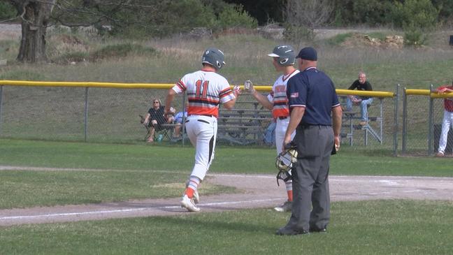 Kingsley hits hard against Benzie Central in baseball sweep