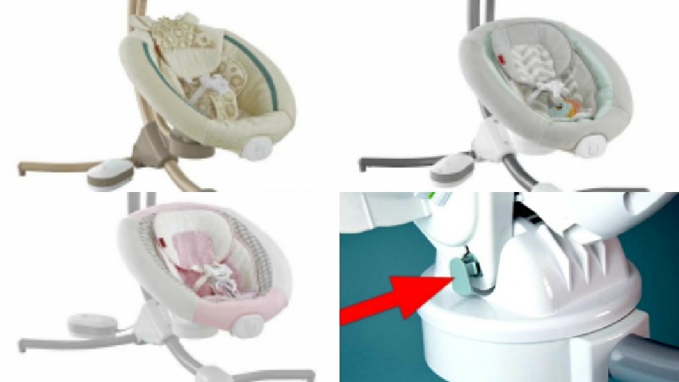 FisherPrice recalls three cradle swings due to reports of swing