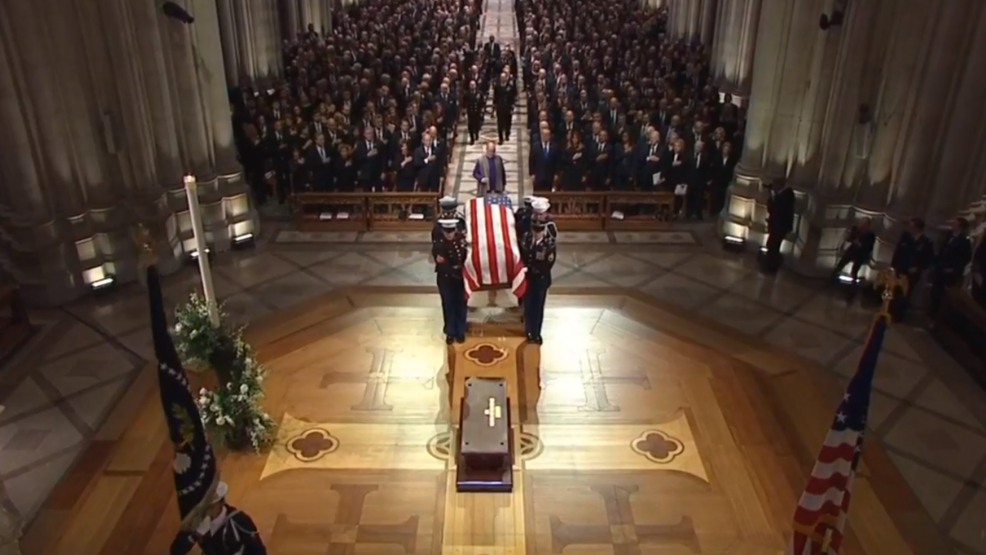 Funeral Service Held For Former President George Hw Bush At National Cathedral Wjla 5313