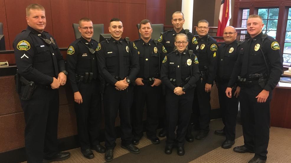 Ten Dalton Police officers honored for Dalton High response WTVC