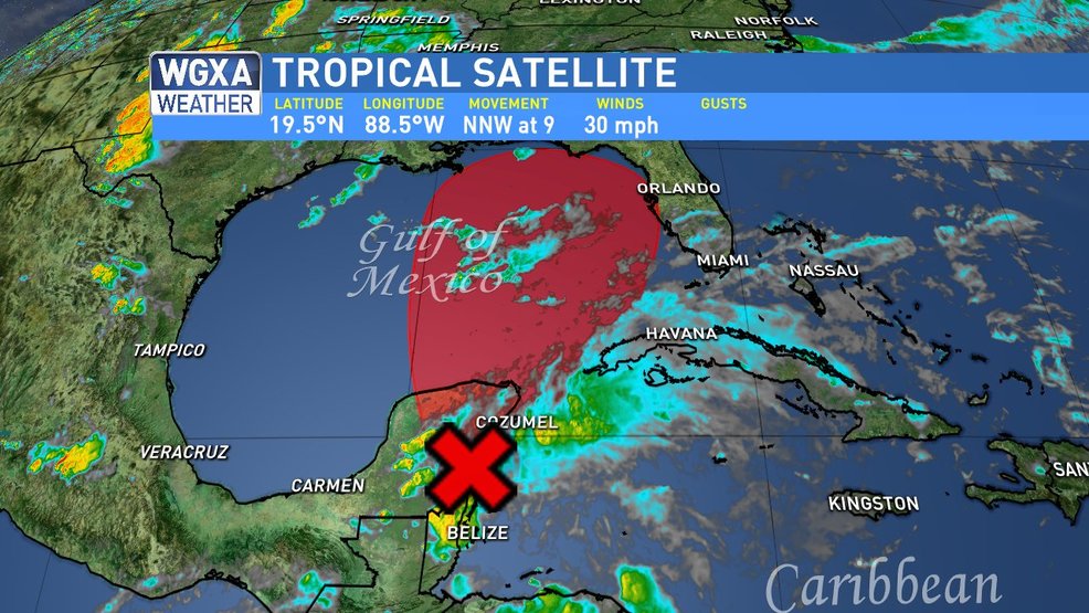 WEDNESDAY EVENING UPDATE Chance of Gulf of Mexico storm development